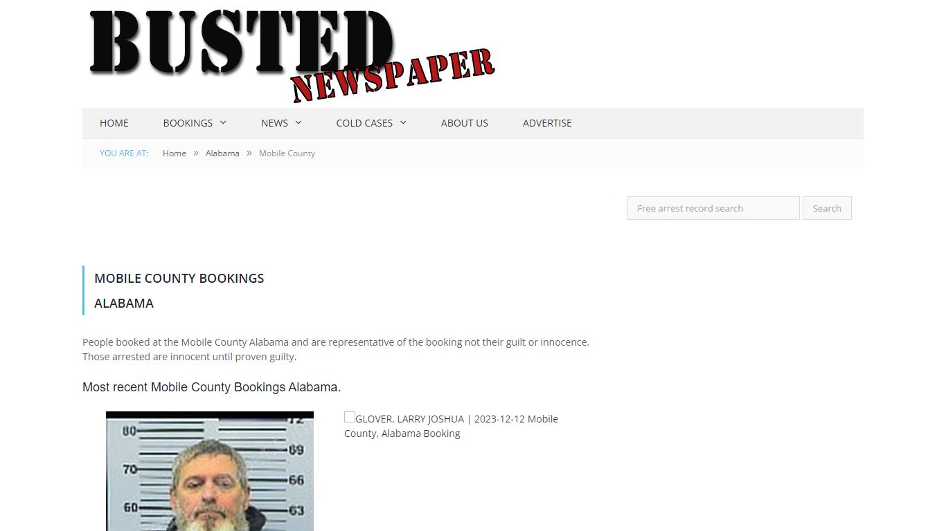 Mobile County, AL Mugshots - BUSTEDNEWSPAPER.COM